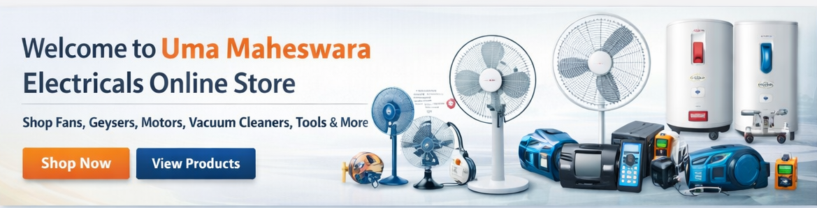 Uma Maheswara Electricals promotional banner