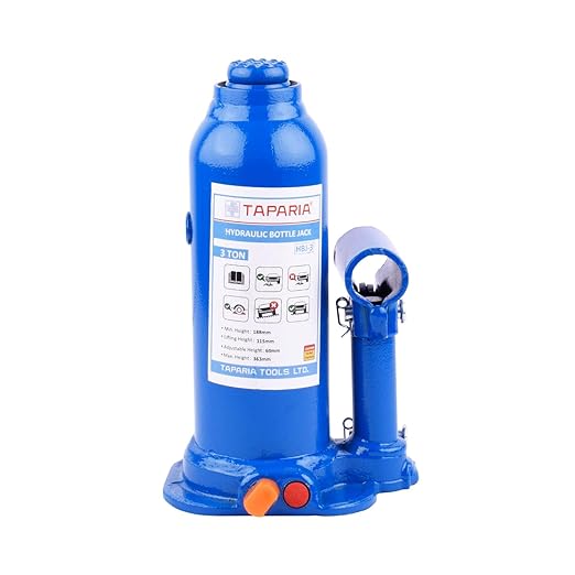 Taparia Hydraulic Bottle Jack, 3 Ton